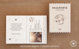invitaciones de boda pasaporte, invitaciones viajeras12