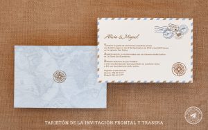 invitaciones de boda viajeras tarjeton, invitaciones viajeras, invitaciones de boda postal