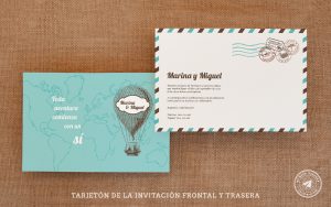 invitaciones de boda viajeras tarjeton, invitaciones viajeras, invitaciones de boda postal
